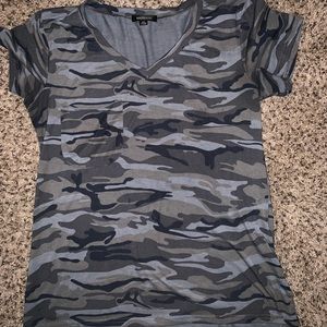 Camo V-Neck Shirt